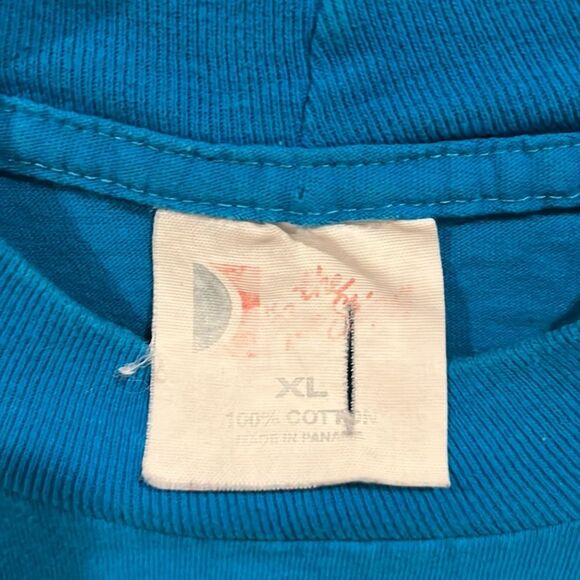 Vintage Single Stitch Carnival Cruise Line Beach Scene Short Sleeve Crewneck Tee - Picture 6 of 6